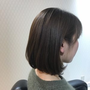 大定番 人気の肩上ボブスタイル 美容室safari