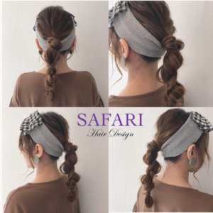 ヘアターバンの魅力 美容室safari ヘアターバンの魅力 美容室safari